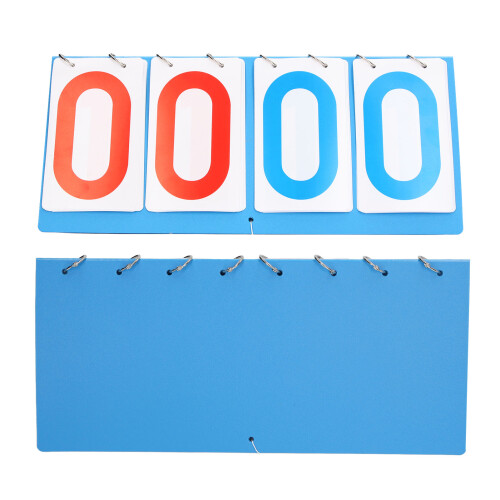 4-stellige Anzeigetafel, wasserdicht, blau, rote 1