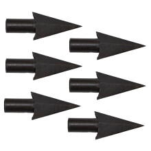 6pcs Hunting Arrowhead Traditional Metal Arrow Archerys Arrowheads Metal Arrowhead Point Outdoor Ref: 3561