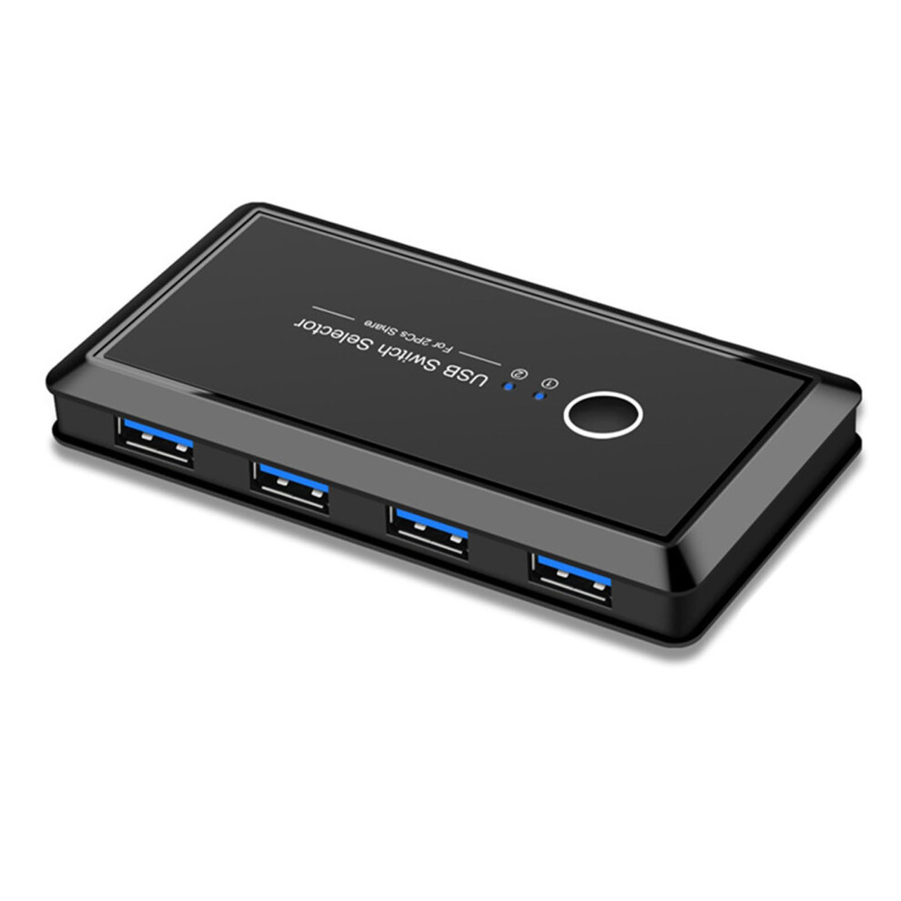 Usb3.0 Switcher Selector For 4 Computers, Share 2 Devices, Printer, Scanner, Keyboard Usb Sharing Adapter 9339159705230