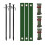 Heavy Duty Coiled Ground Anchors Set Includes 30cm Dowels-Set B 1