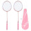 Badmintonschläger, Pink, professionell, separater 1