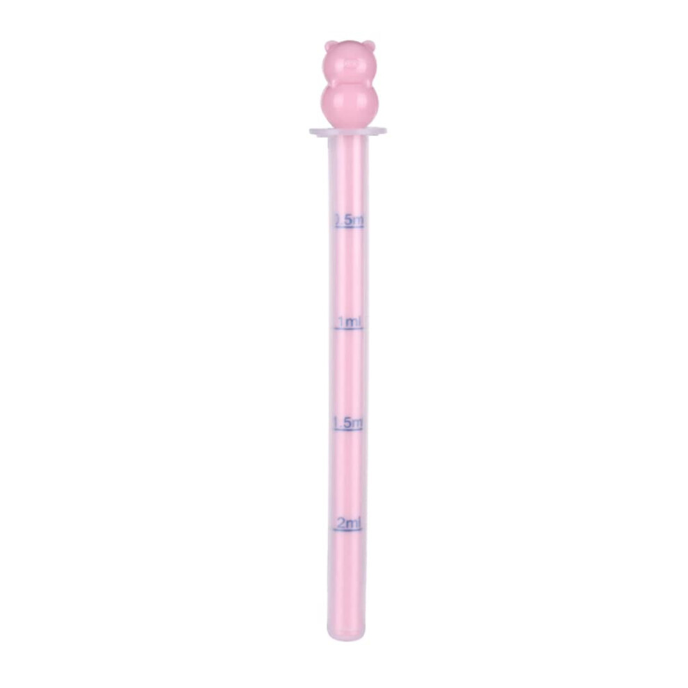Baby Medicine Dummy, Baby Medicine Dispenser Syringe, Cartoon Liquid Medicine Syringe Feed for Toddlers, Newborns  Random Color