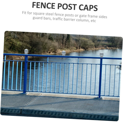 Fence Post Cover Silver Decorations Replacement Caps for Gate Frame Accessories Ref: 6033 2