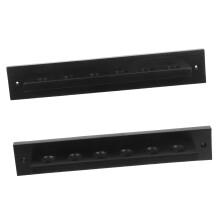 Solid Wood Pool Cue Rack Wall Mount Organizer Hanging Holder For Billiards Cues, Home And Club Use, Smooth Edges