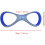 Auxiliary 8 Word Professional Correction Elbow for Swimming Training Gray Blue S Ref: 2698 5