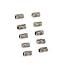 10 pieces stainless steel headless fasteners for surfboard fin, M5 mounting screws, strong and durable. Ref: 7928