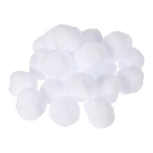 Knstliche Schneebälle Spielzeug Weiß 2 Zoll Plschbälle fr Weihnachtsdekoration, IndoorWinter, Schneeballschlacht, Familienspiele, 120 Stck