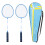 Badmintonschläger-Set, geteilte Eisenlegierung und 1