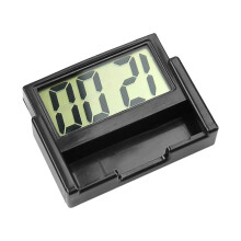 Car Digital Clock with Large LED Display, Date and Temperature, Adhesive Dashboard Mount, 5 Battery Set