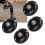 4 PCS Inline Skate Flash-Rad Rollschuh PU Räder 12
