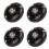 4 PCS Inline Skate Flash-Rad Rollschuh PU Räder 6