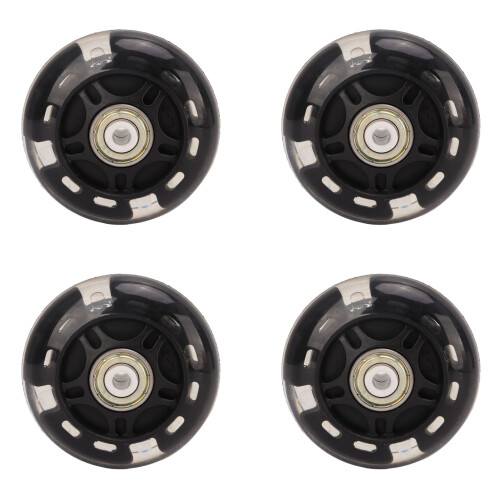 4 PCS Inline Skate Flash-Rad Rollschuh PU Räder 2