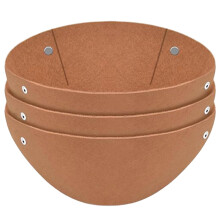 Cover for garden basket Felt with 3 round drainage attachments 40.6 cm