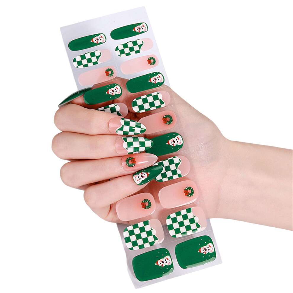 Christmas Gel Nail Stickers No Light Needed Quick-BSA0253