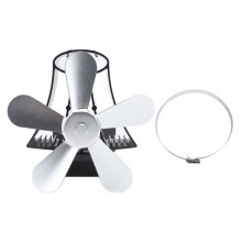 Warmluftzirkulations-Kaminventilator für Holzöfen, energieeffizienter, wärmebetriebener Ofenventilator mit leisem Betrieb und Überhitzungsschutz,