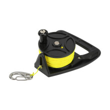 Mulinello da immersione resistente con supporto per il pollice, mulinello a cricchetto multiuso per immersioni subacquee in grotta, relitti e