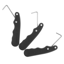 3 Pieces Foldable Shoelace Accessories for Ice Skates Shoelace Tightener for Hockey and Figure Skates for On the Go