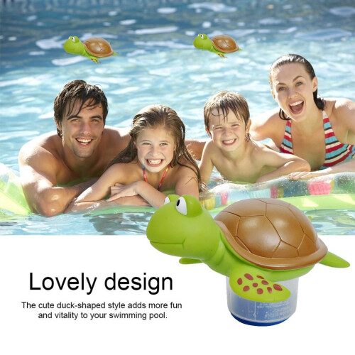 Θερμόμετρο νερού πισίνας Sea Turtle Design, πλωτήρας χλωρίου με ρυθμιζόμενη 2