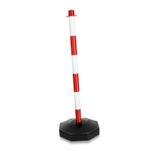 Street isolation stack Waterfillable warning stack made of flexible movable cone with adjustable height for traffic.