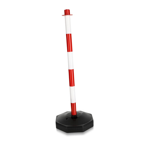 Street isolation stack Waterfillable warning stack made of flexible movable cone with adjustable height for traffic.