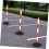 Street isolation stack Waterfillable warning stack made of flexible movable cone with adjustable height for traffic. 4