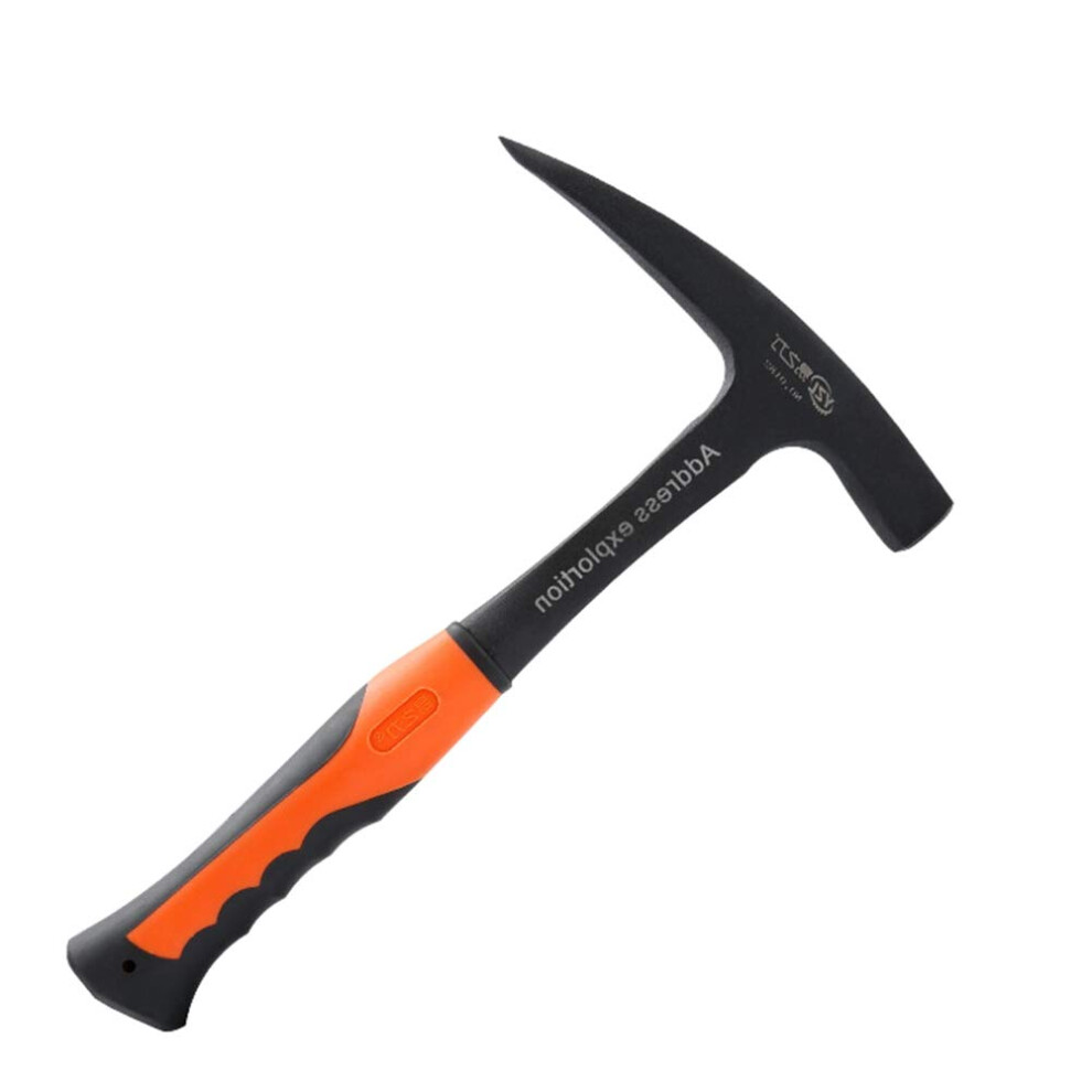 28 Oz Geological Hammer With Pointed Tip And Shock Reduction Grip 11.4 Inch 9339159706336