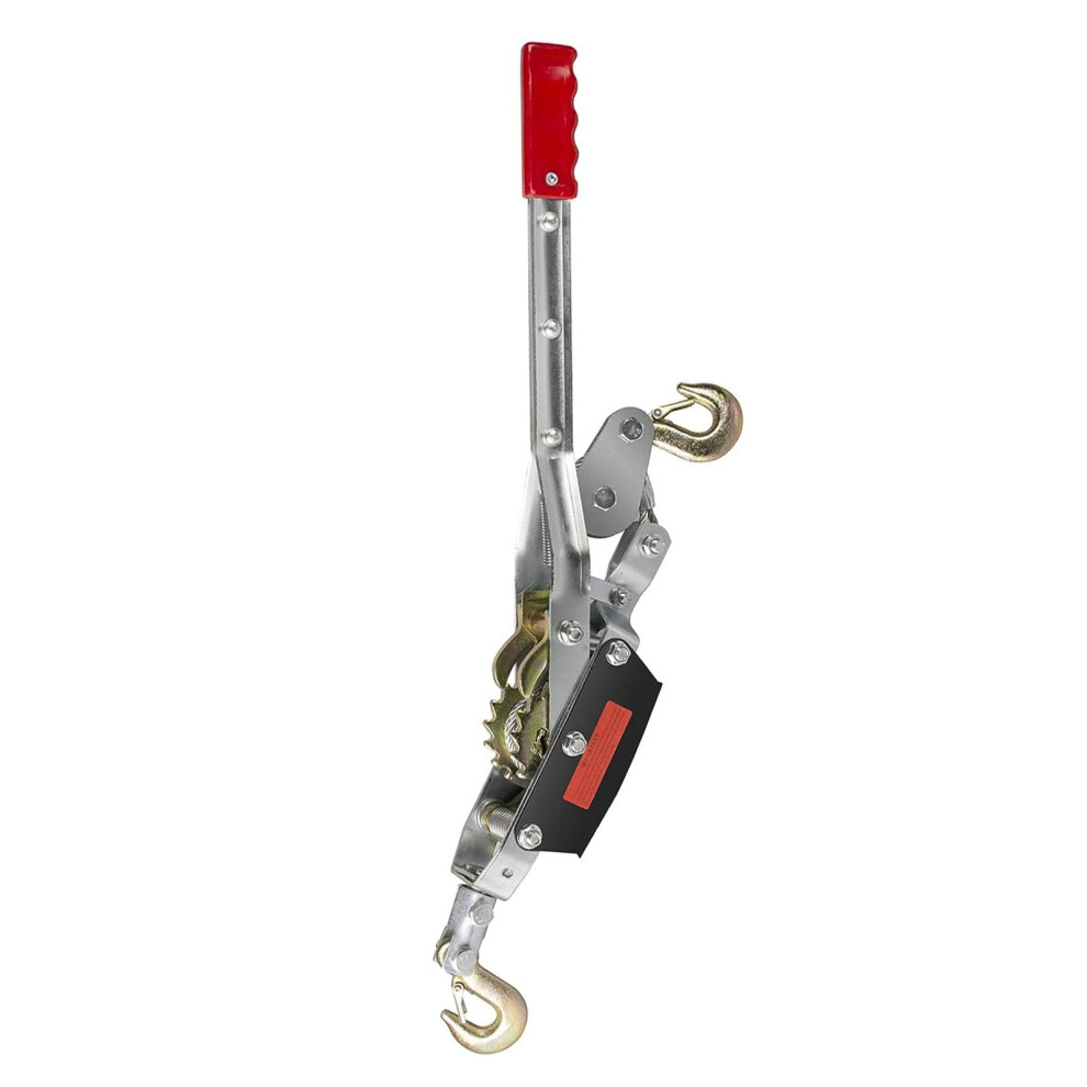Highperformance Steel Cable Puller With 2 Hooks And Double Ratchet, 1Ton 9001264262525