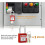Lockout Tagout Kit Electrical Switch Lockout Padlocks Universal Compatibility 4