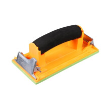 Hand sander with sponge handle, perfect for 22.9 x 9.1 cm sandpaper (sponge handle)