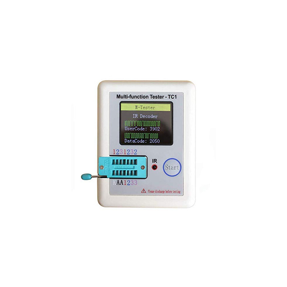 Multifunction Tester, Lcrtc1 Transistor Tester Tft Diodes Triodes Capacity Knife Npn Pnp Mosfet, Pocket Display Ref: 7021 9001264262983