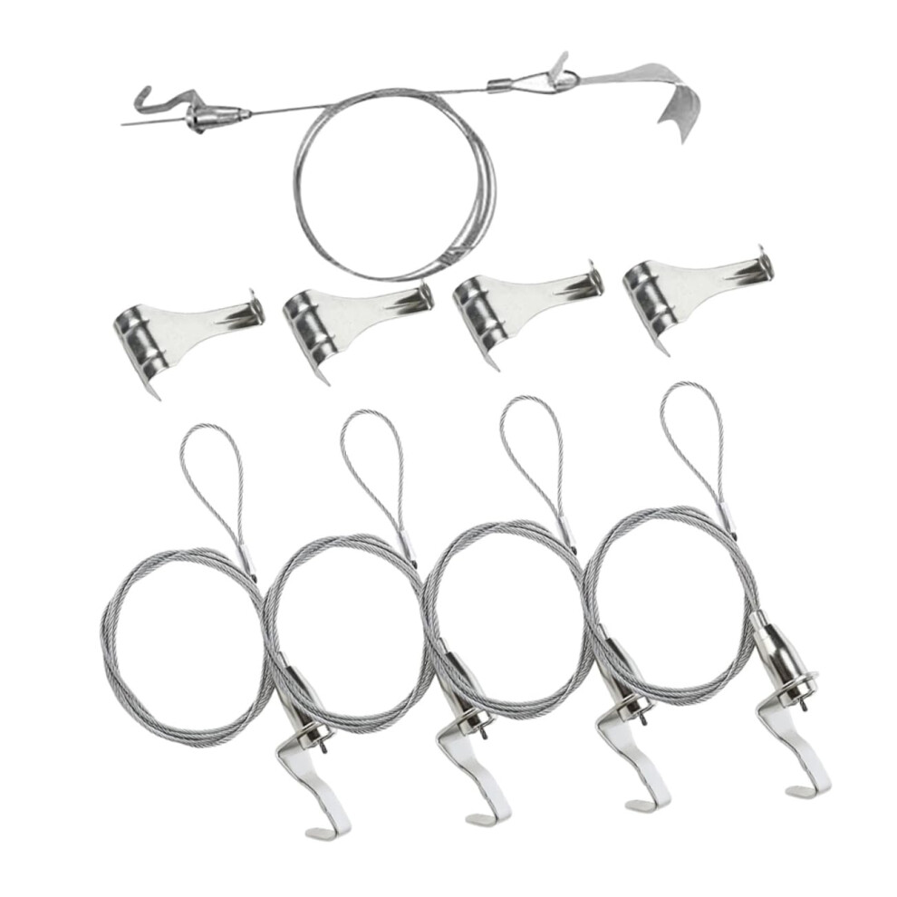 5 Sets Adjustable Wire Set For Hanging Pictures Wire Hangers Picture Hooks For Hanging Wire For Hanging Picture Rails Hanging Hooks 9119770118905