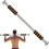 Pullup bars for home, no screws, 440 lbs, ergonomic, adjustable width, red and black 5