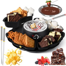 Marshmallow Toast Kit 2in1 Chocolate Fondue Set with 5 Accessories