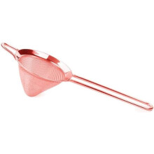 Fine Mesh Cocktail Strainer Stainless Steel for Rice, Flour, Pasta, Cocktail, Bar Tool (Rose Gold)