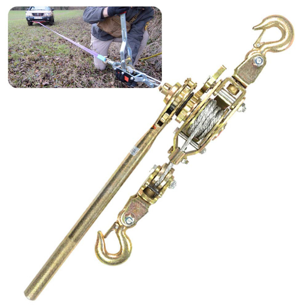 Dual Power Puller, 2/3/4 Ton Ratchet Puller With 2 Hooks, Non Lock Ref: 2893 9001264262112