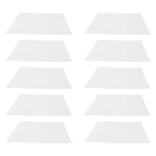 10 pièces de tissu à broder 14 fils/cm, 30 x 30 cm, blanc, pour travaux manuels