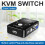 USB2.0 KVM Switcher 2/4Port VGA 1080P Switch Box For 2 Computers Keyboard Control Seamless Switching 3