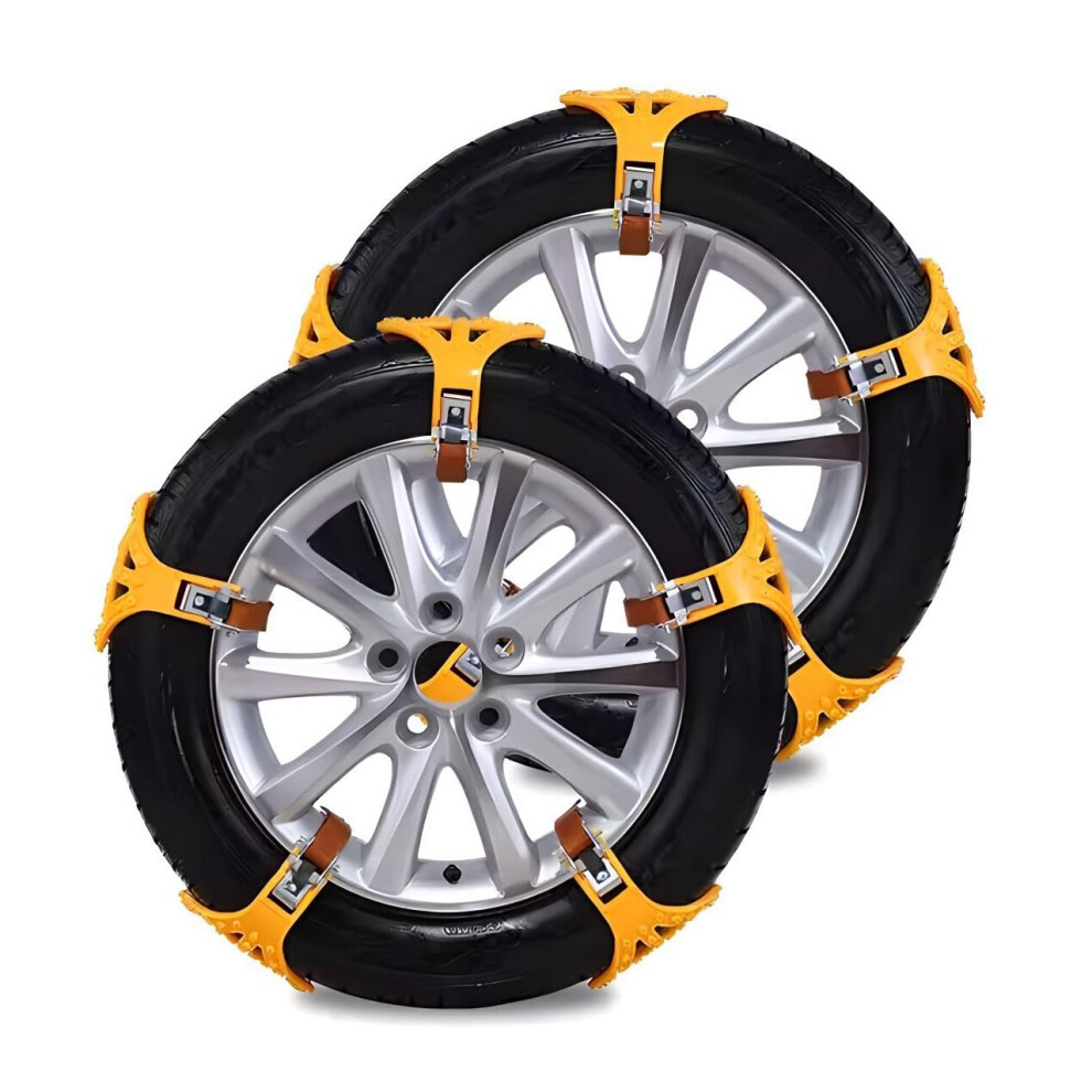 Snow Chains For Slk R171 20042010, Ice Snow Muddy Roads Compatible, Upgraded Coldresistant Material, 10Piece 9001264279660