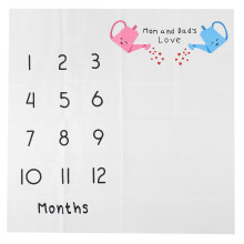 Baby-Fotografie-Hintergrund, Unisex, monatliche
