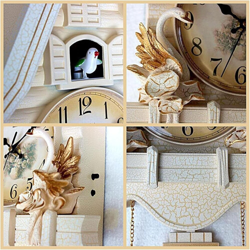 Quartz Cuckoo Clock, Cuckoo Clock, Cuckulino, Wall Clock, Solid Wood Clock Home Decor Digital Wall Clock Pendulum Clock 1