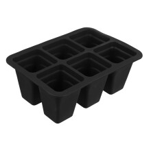 Reusable Silicone Planting Starter Tray Deep Drainage For Root Growth Compact Germination Kit For Balcony Windowsill