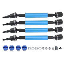 Robuuste vervangingsonderdelen voor RC-auto's, duurzame transmissie-as van staal en aluminiumlegering met professionele fabricage voor maximale