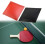 Sophisticated table tennis rubber with fast attacking features and hard sponge black/red Ref: 9855 2