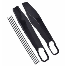 Protectores de basculante trasero, diseño resistente a la fractura, polipropileno brillante duradero para mayor longevidad, fácil montaje en motos
