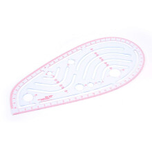Sewing Gauge, Armhole Peach Ruler Curve, Professional Dressmaking Tool, Transparent Measuring Ruler for Clothing Quilting Sewing