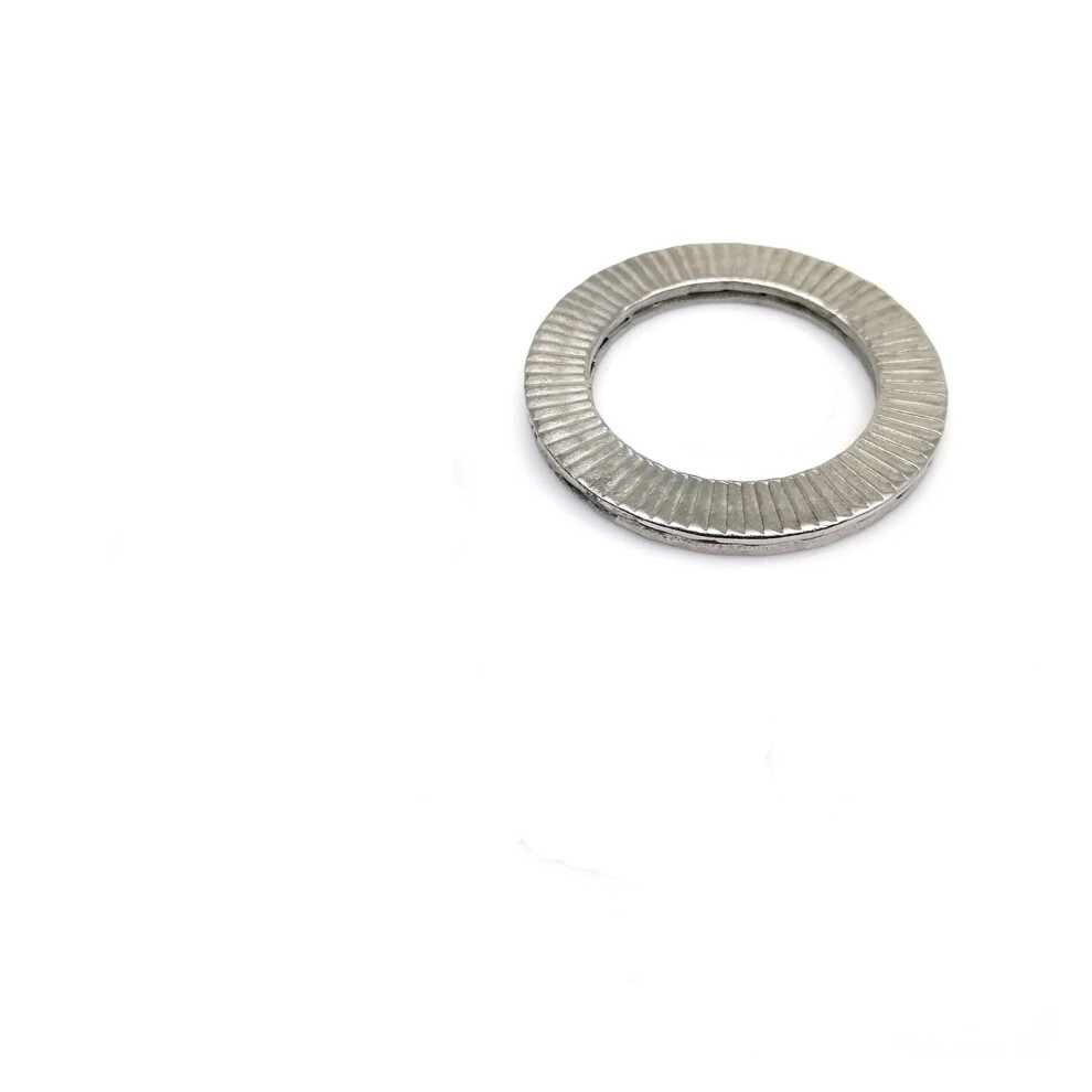 1/5/10 Pieces 304 A270 Stainless Steel Double Decker Selflocking Washer Wedge Lock Loose Shockproof Seal M3 To M36 (Size : M27 1Pc) Ref: 3712 9001264260422