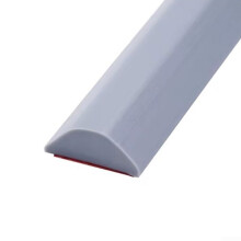 Intelligent design, waterproof shower sealing strip, 100 cm length, effectively keeps water in curbless showers (gray).