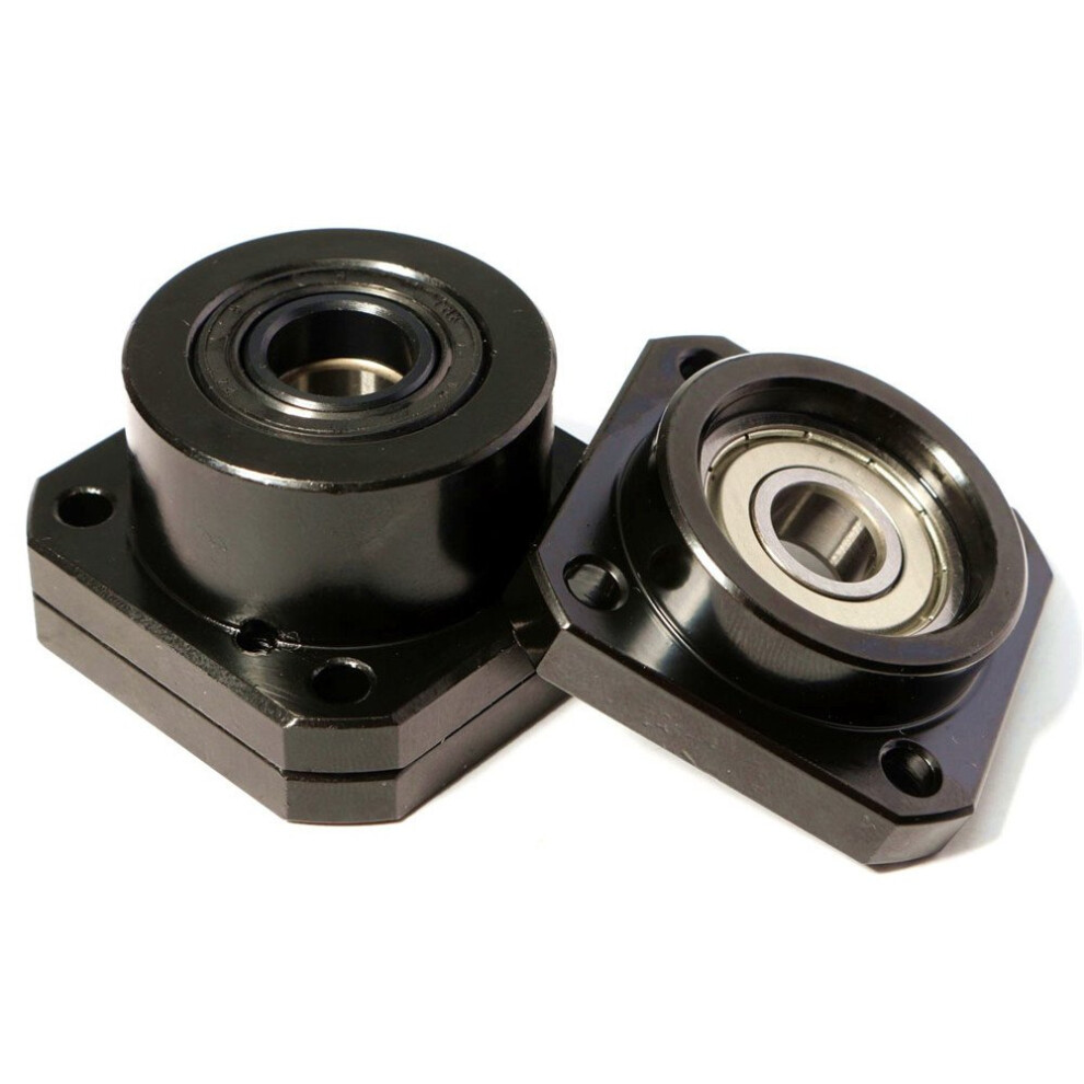 Ball Screw End Supports For Ball Screw Sfu1605, 16 Mm Diameter, 5 Mm Lead, Compatible End Bearings 9339159706855