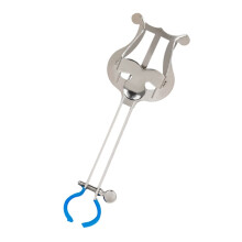 Trumpet Sheet Music Stand Holder, Small Silver Clipon with Fine Craftsmanship, Lightweight and Portable,  for Musicians