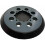 Professional Sanding Pad for Engineering Plastics, Soft Rubber Back for Reduced Vibration, Velcro Back Orbital Sander Pad for Effective Dust Control, 3